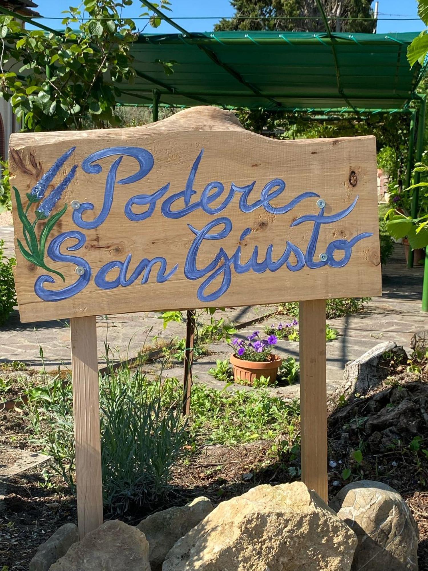 Casa Vacanze Podere San Giusto Volterra Eksteriør billede