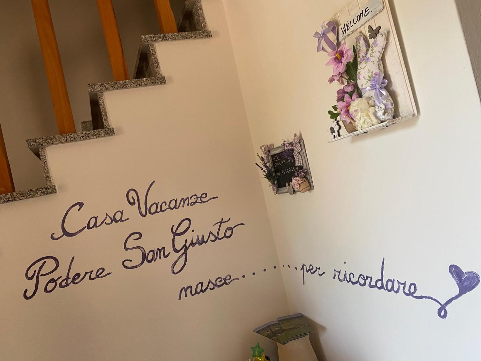 Casa Vacanze Podere San Giusto Volterra Eksteriør billede
